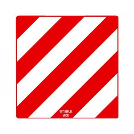 Overlaadplaat pvc fluo